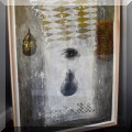 A05. Laurie Kaplowitz mixed media on paper signed "LK" 